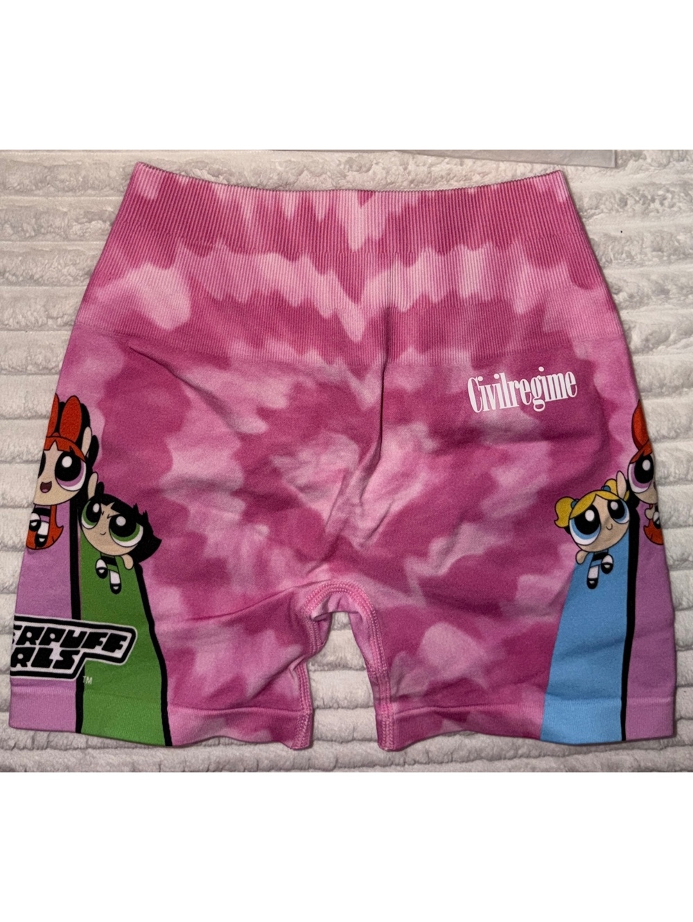 Civil Regime Powerpuff Girls Tie-Dye Biker Shorts XS